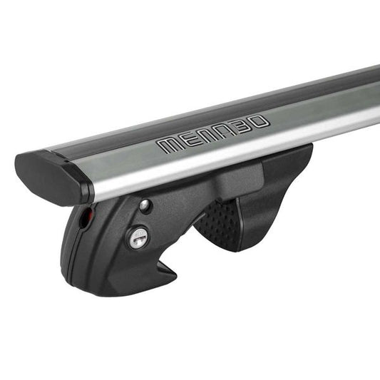 Menabo Jackson Silver Raised Rail Roof Bar (90kg Max.)