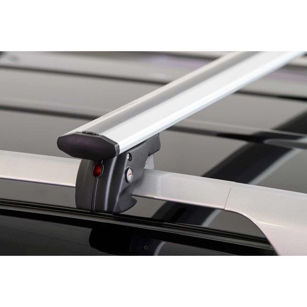 Menabo Jackson Silver Raised Rail Roof Bar (90kg Max.)