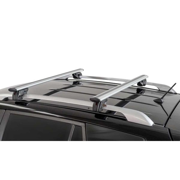 Menabo Jackson Silver Raised Rail Roof Bar (90kg Max.)