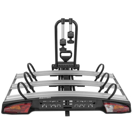 Menabo Alioth 3 Tilting Bike Rack for Towbar (60kg Max. / UK Lighting)