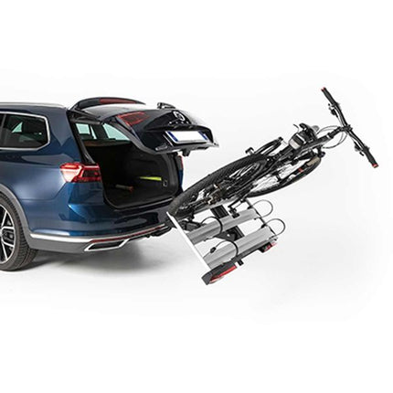 Menabo Alioth 3 Tilting Bike Rack for Towbar (60kg Max. / UK Lighting)