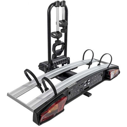 Menabo Alioth 2 Tilting Bike Rack for Towbar (60kg Max. / UK Lighting) Includes UK lighting!
