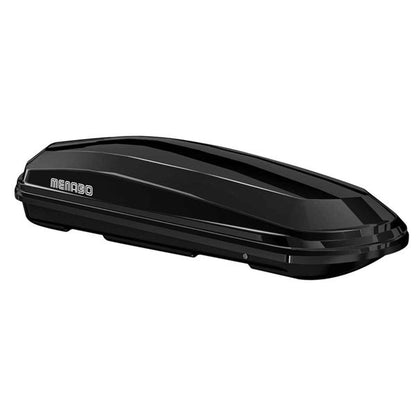 Menabo Diamond 500 Litre Black Roof Box with Duo Opening (75kg Max.)