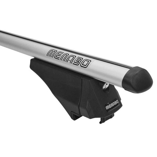 Menabo Tiger Silver Duo Rail Roof Bar 1185mm (75kg Max.)