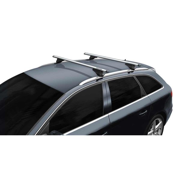 Menabo Tiger Silver XL Duo Rail Roof Bar 1315mm (75kg Max.)