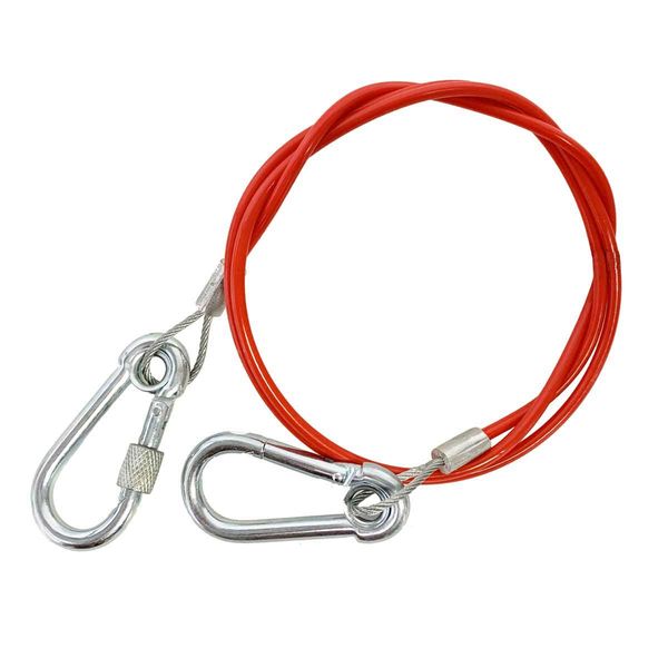 Maypole Red Breakaway Cable 1m x 2mm with Carabiner Clips – Letang Auto ...