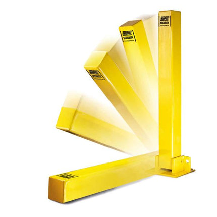 Heavy Duty Fold Down Security Post with Bolts