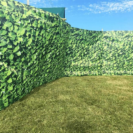 Laurel Hedge 5 Pole Windbreak (Wooden Poles) - OL660