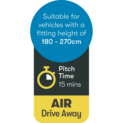 Westfield Orion 2.0 300 Premium Air Drive Away Awning
