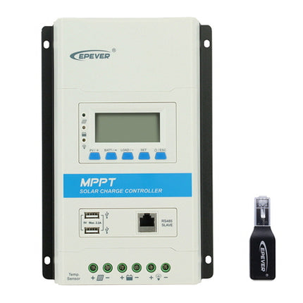 MPPT 20A-100V Controller 12/24V & Blutooth Adapter