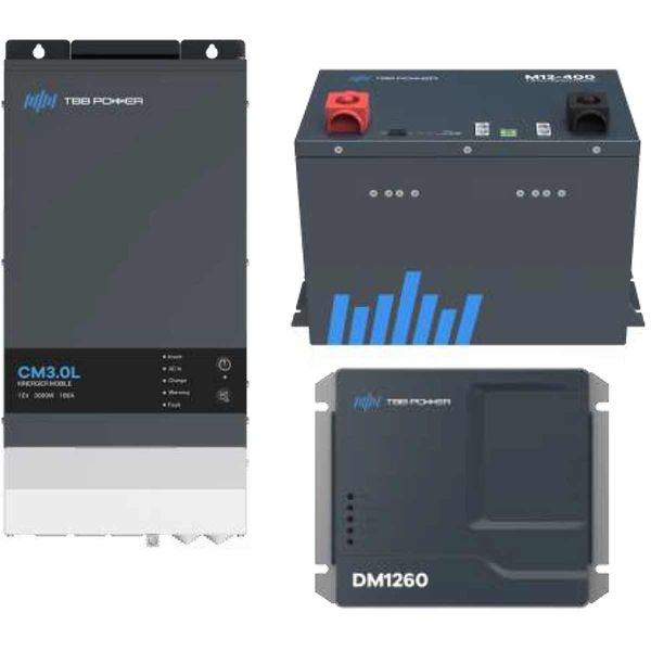 TBB Power M12 Inverter Pack (3000W / 60A DC-DC / 1 x 400Ah Battery)