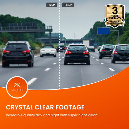 Road Angel Halo Drive 1440p QHD Dash Cam