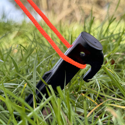 Olpro Pack of 6 Extra Long and Strong  30cm Nylon Tent Peg