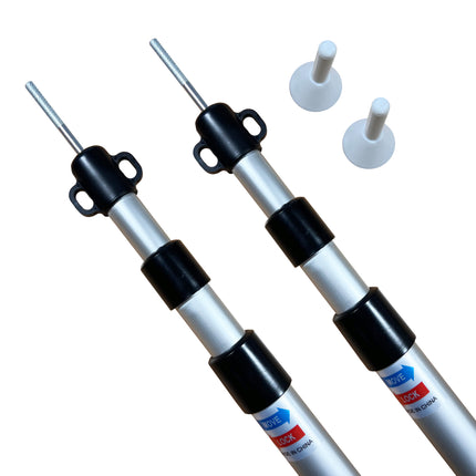 Olpro 2 pcs Aluminium Telescopic Canopy Poles 230cm