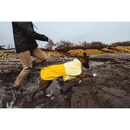 Ruffwear Sun Shower™ Dog Raincoat in Mineral Yellow