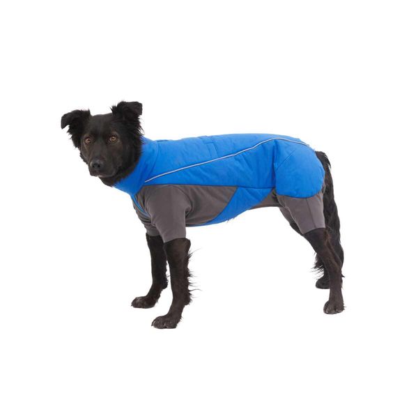 Ruffwear Vert™ Coverall Dog Snow Suit in Blue Pool