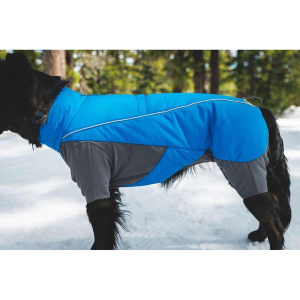 Ruffwear Vert™ Coverall Dog Snow Suit in Blue Pool