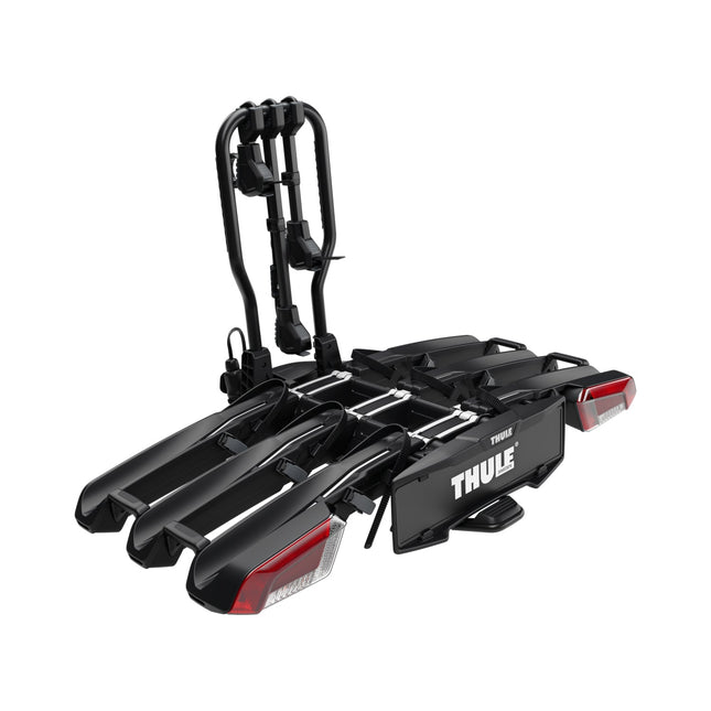 Thule EasyFold 3 Three-Bike Platform Towbar Bike Rack Black
