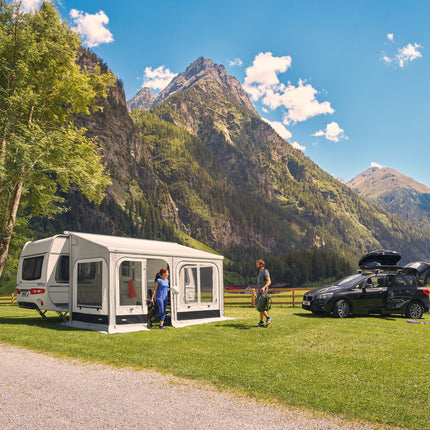 Thule Panorama Room For 6200 / 6300 Awning Fitted On a Ducato H2 Van