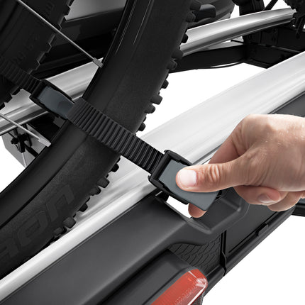Thule VeloSpace XT - Two-Bike Platform Towbar Bike Rack Black/Aluminium
