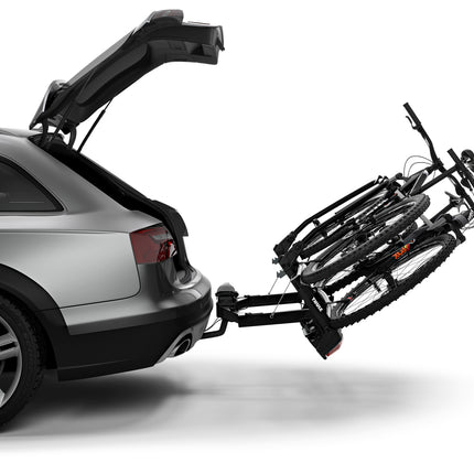Thule VeloSpace XT - Two-Bike Platform Towbar Bike Rack Black/Aluminium