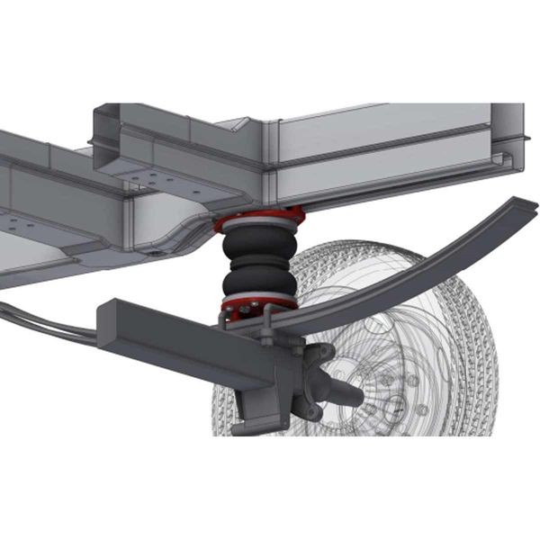 Top-Drive Semi-Air Suspension Reinforced for X250-X290 Chassis Cab