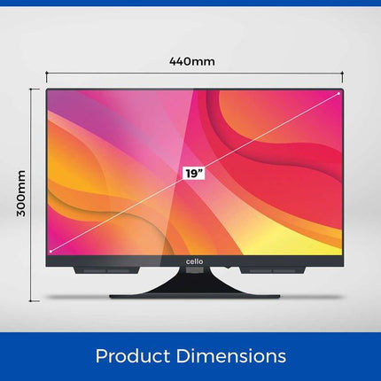 Cello 22'' Smart WebOS Traveller TV with Freeview Play