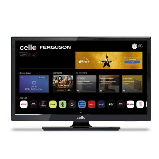 Cello 22'' Smart WebOS Traveller TV with Freeview Play