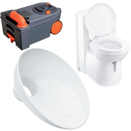Thetford Twusch Porcelain Bowl for Thetford C250 Cassette Toilets