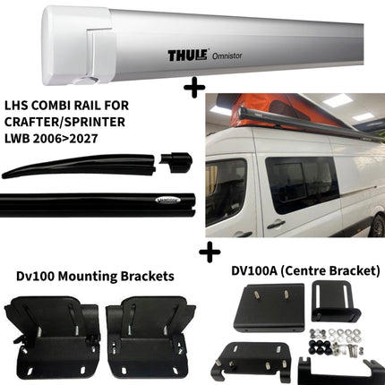Thule 5200 Awning Anodised with DV100&DV100A LWB
