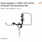 T 3200 VW T5/T6 Compact Van Bandrup Rail