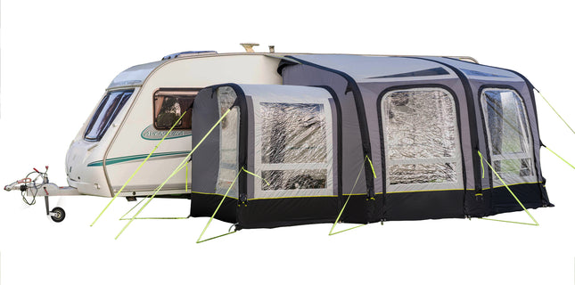 Olpro View 300 Caravan Inflatable Porch Awning With Porch Extension