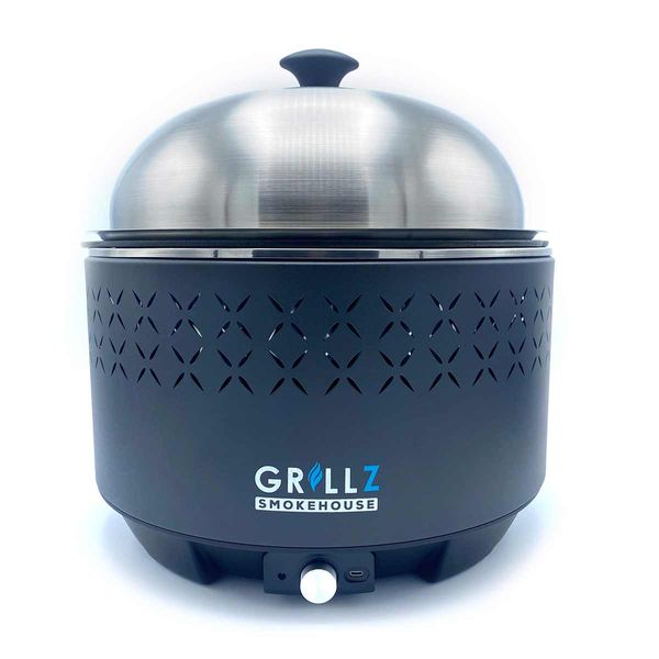 Wolf Outdoors Grillz Smoke House Lightweight Portable Grill with Lid