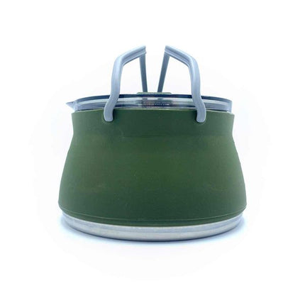 Wolf Outdoors EzyStow Collapsible Kettle 1L Olive Green