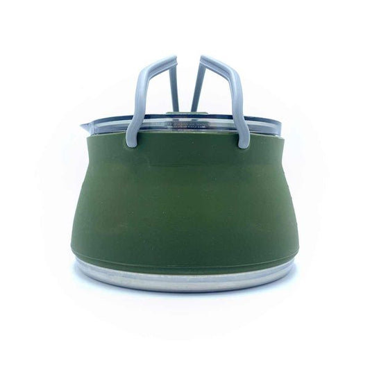 Wolf Outdoors EzyStow Collapsible Kettle 1L Olive Green