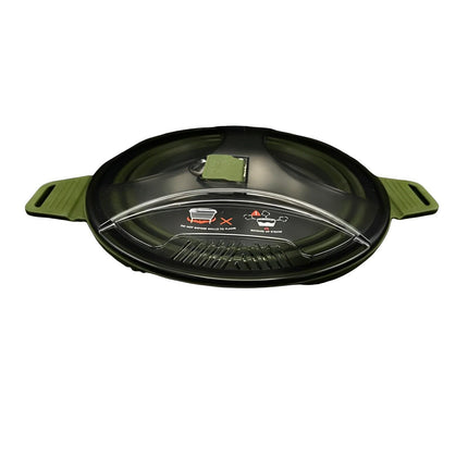Wolf Outdoors EzyStow Collapsible Cooking Pot 2.5L Olive Green