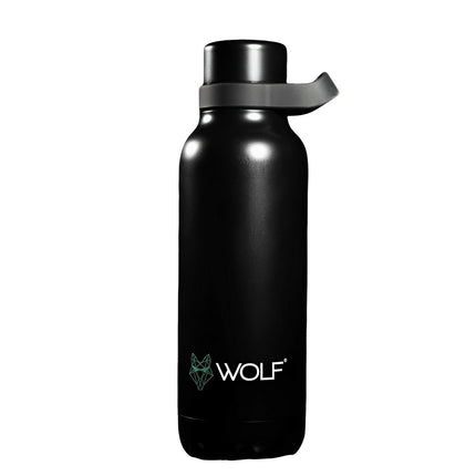 Wolf Outdoors Vacuum Hot & Cold Flask Black 700ml