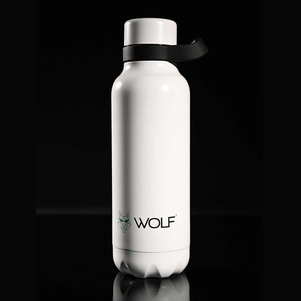 Wolf Outdoors Vacuum Hot & Cold Flask White 700ml