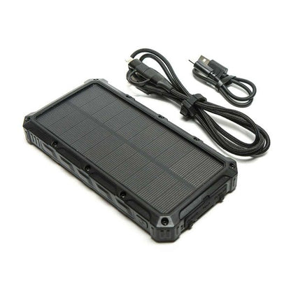 Wolf Outdoors SPB-16 Solar Power Bank with Case and 3in1 Lead