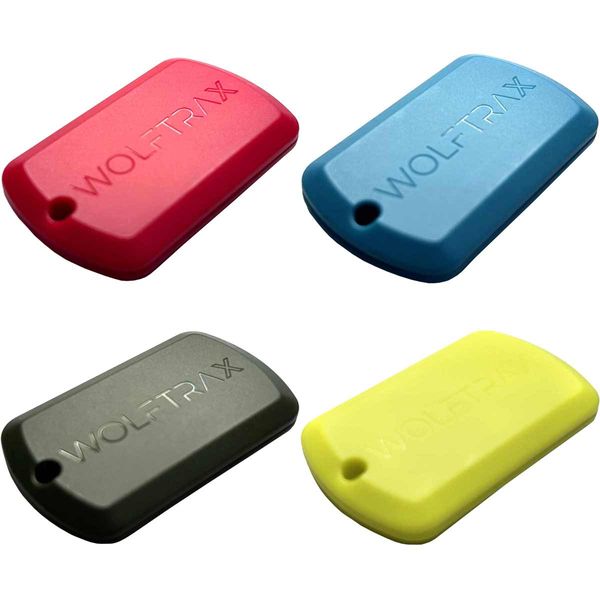 Wolftrax Tag Tracker (Pack of 4 / Red, Blue, Yellow and Green)