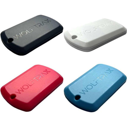 Wolftrax Tag Tracker (Pack of 4 / Grey, White, Red and Blue)