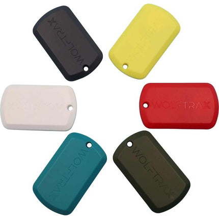 Wolftrax Tag Tracker (Pack of 6 / Grey White Red Blue Yellow Green)