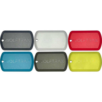 Wolftrax Tag Tracker (Pack of 6 / Grey White Red Blue Yellow Green)
