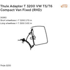 ADAPTOR T3200 VW T5/T6 MINIVAN FIXED (RHD)