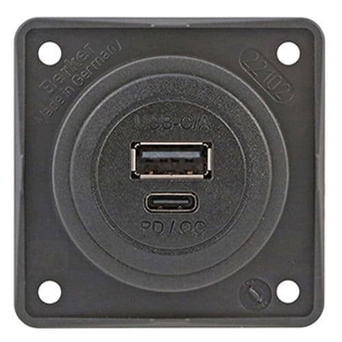 Berker USB A & C 12V Charging Socket