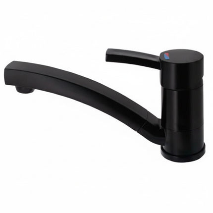 Black Capri Kompakt Mixer Tap 17cm