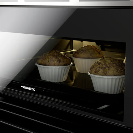 DOMETIC OVG 0250, Built-in gas oven W/O or With grill silver Profiles, 25L