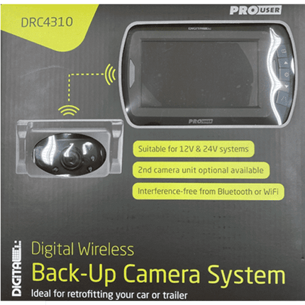 Digital Wireless Rear View Camera System DRC4310