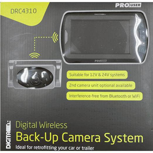 Digital Wireless Rear View Camera System DRC4310