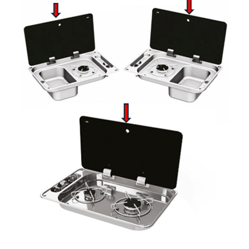 Genuine CAN spare part – glass lid for FC1336/FL132